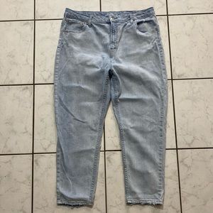 Distressed Mom jeans